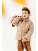 Korean Style Quilted Cotton Winter Jacket Set for Toddlers