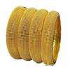 24k Gold Carved Buckle Bracelet: Fade-Resistant Women's Middle East Dubai Jewelry In Vietnamese Sand Gold