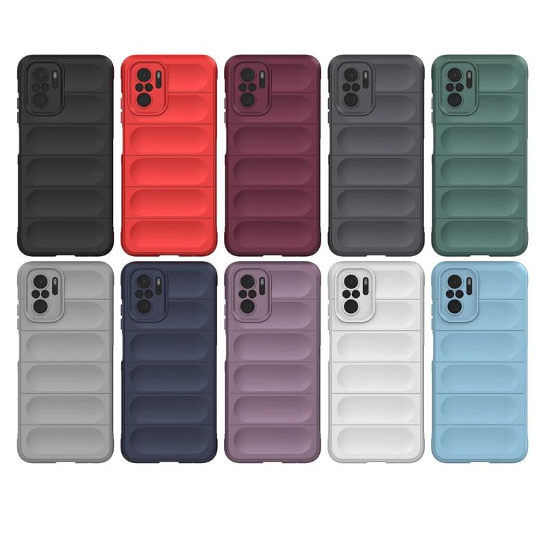 For Xiaomi Redmi Note 10 Pro 10S 4G Back Cover Phone Case Soft Liquid Silicone Anti-fall Shockproof Protect Funda Coque Cases