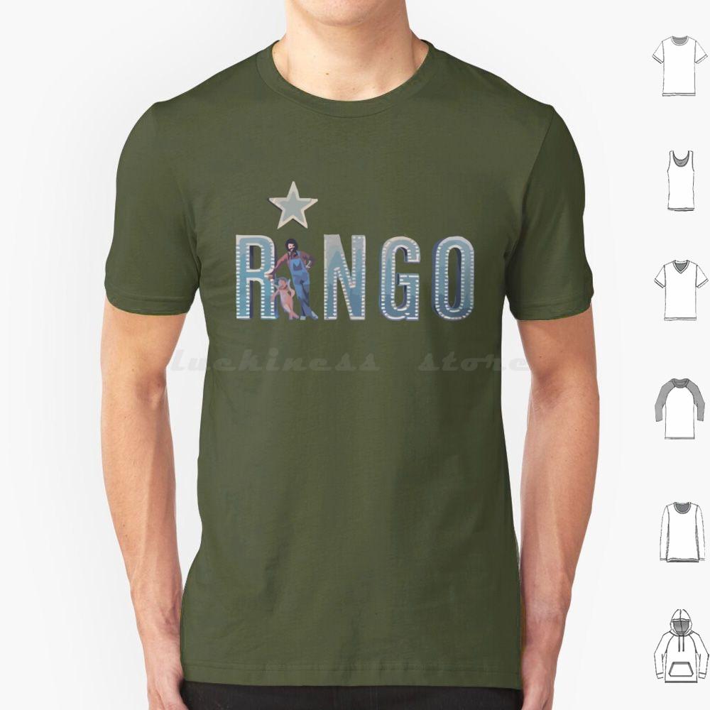 Ringo  1973 Minimalist Album Logo T Shirt Cotton Men Women DIY Print The Music 60s Classic Band Ringo 70s Paul John Here