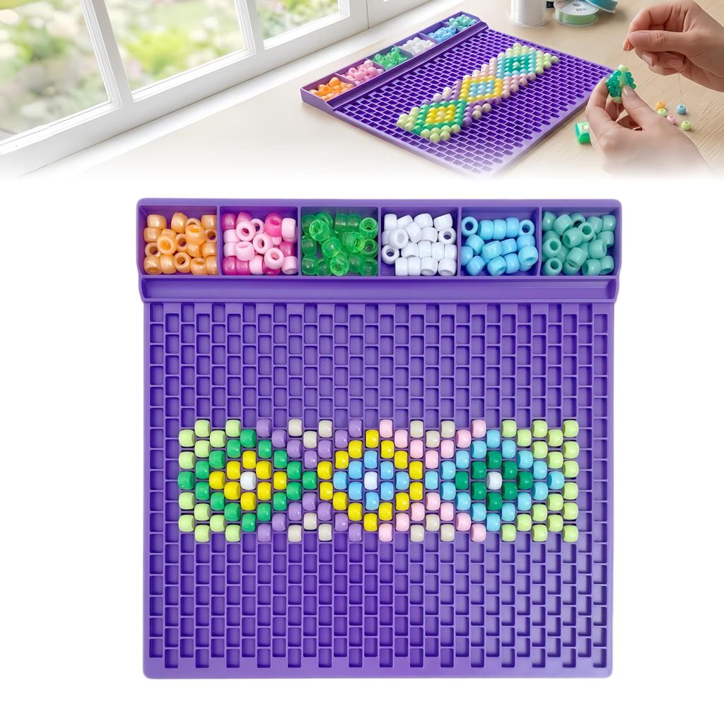 Peyote Stitch Pattern Horsehair Bead Planning Board, Suitable for 6x9mm Horsehair Beads, Perfect for Visualizing Complex Bead Designs (3 Pieces)