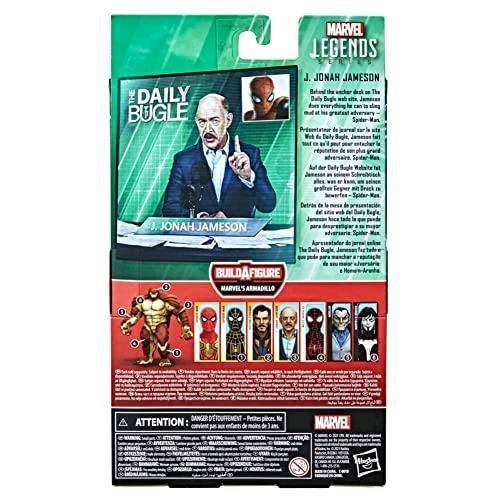 Hasbro Marvel Legends Series "Spider-Man: No Way Home" J. Jonah Jameson 6-inch Action Figure F3021, Authentic, with Build-a-Figure Parts