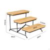 3 Tier Serving Platter Stand Set, Fruit Dessert Presentation Party Display Set Decorative