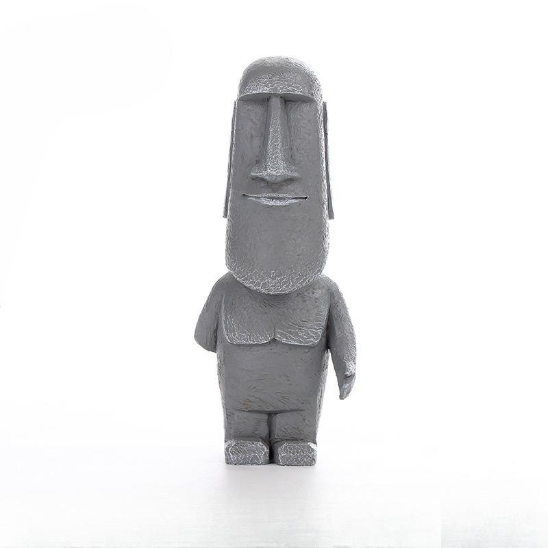 Reunion Island Stone Statue Figurines, TV Cabinet, Home Decoration, Living Room Creativity, Resin Handicrafts