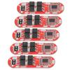 5Pcs Lithium Battery Protection Board Charge Discharge Module 1‑5S 3.7V 20A for Ternary Cell