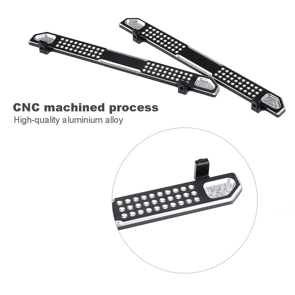 Side Metal Aluminium Alloy Pedal Plate Footplate Spare Parts for Traxxas TRX 4 1:10 RC Car