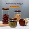 High Borosilicate Glass Storage Jar for Dried Fruit and Grains, Sealed Kitchen Container