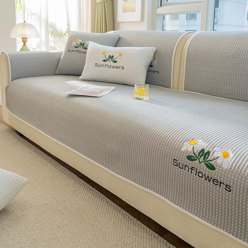 

Light Luxury Sofa Cushion, Simple Modern New Seat Cushion, Summer One-Piece Combination Sofa Cover Cover 70*70cm