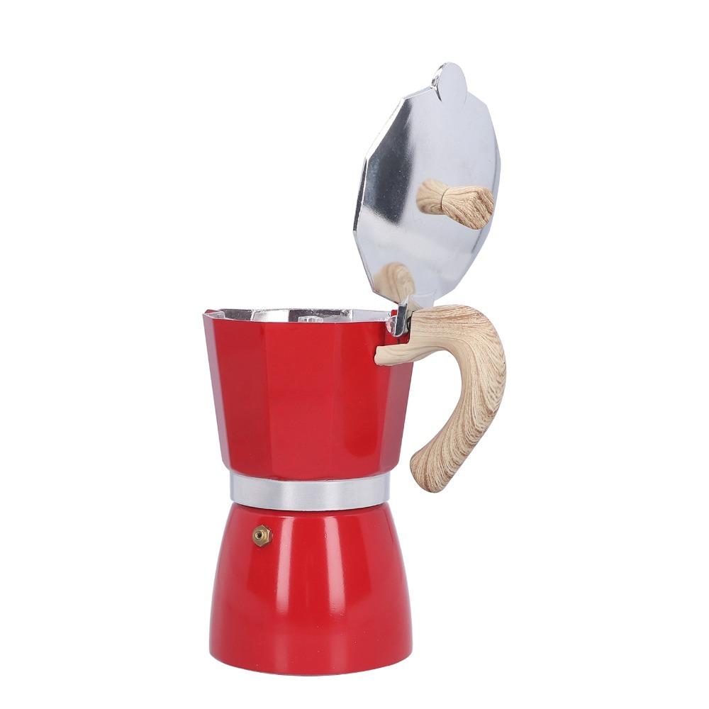 300ML Capacity Stovetop Espresso Maker Colorful Coffee Kettle Coffee Brewing Coffee Maker  Home Use