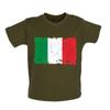 Italy Grunge Flag Style - Kids Baby Kids Boys Girls Unisex T-Shirt / Bodysuit - Country Travel