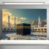 2D Islamic Kaaba Backdrop, Mecca Pilgrimage Scene for Ramadan & Eid Decor