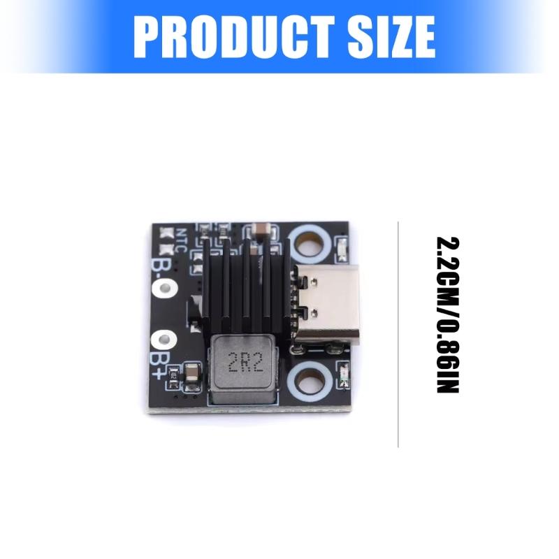 Compactly 5V USB Charging Module For Lithiums Batteries Featuring Overcharge Short circuits And Thermals Protections