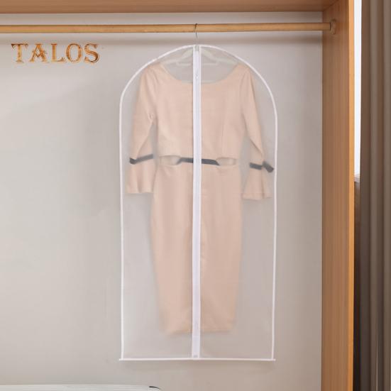 5Pcs Clothes Hanging Dust Covers Insect-Proof Transparent Fully Enclosed Clothing Protector Suit Coat Storage Bags