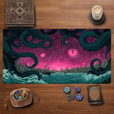 Dark Ocean Tentacle MTG&TCG Tabletop Game Mat Magic Party Playmat Durable Rubber for Games 35X60cm Mouse Pad PC Offices Desk Mat