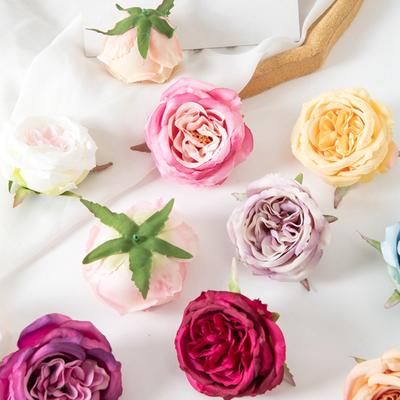 Silk Peony Artificial Flowers Wall for Home Party Wedding Room Decor Floral Arrangement Roses Bundle Accessories Festival Wreath