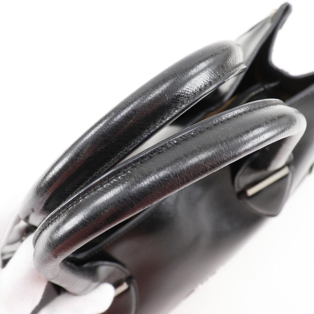 Salvatore Ferragamo Gancini Tote Bag DY-21 7814 black Calfskin Women Used