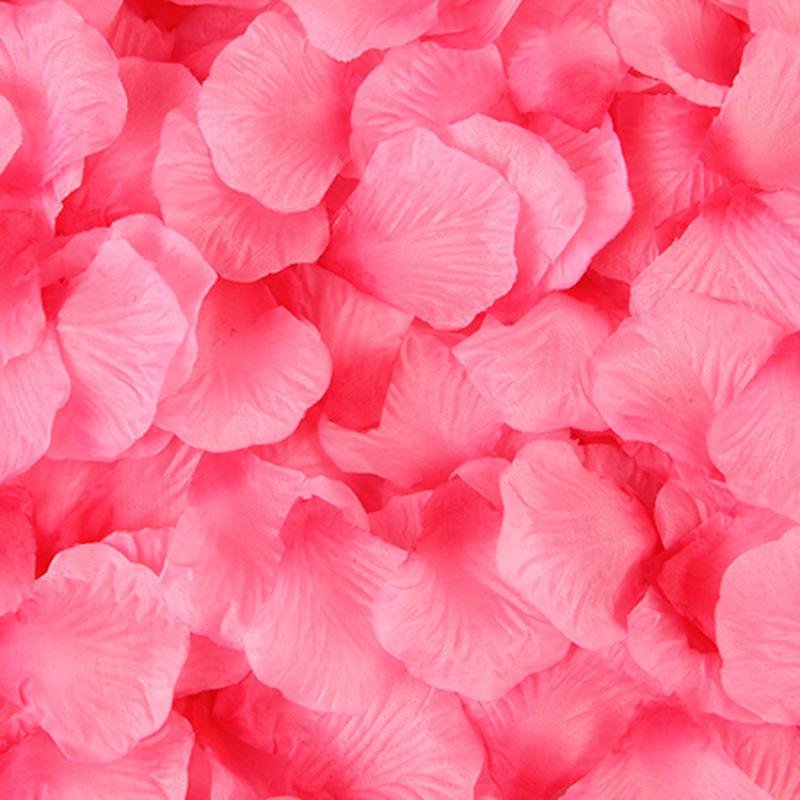 1000 Silk Cloth Artificial Rose Petals for Wedding Decorations and Celebrations