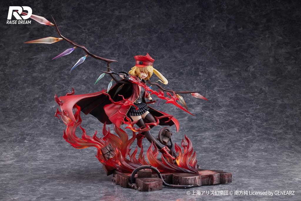 Raise Dream Touhou Project Flandre Scarlet Military Uniform Ver. Illustration by Jun Minami 1/6 Scale Painted Complete Figure