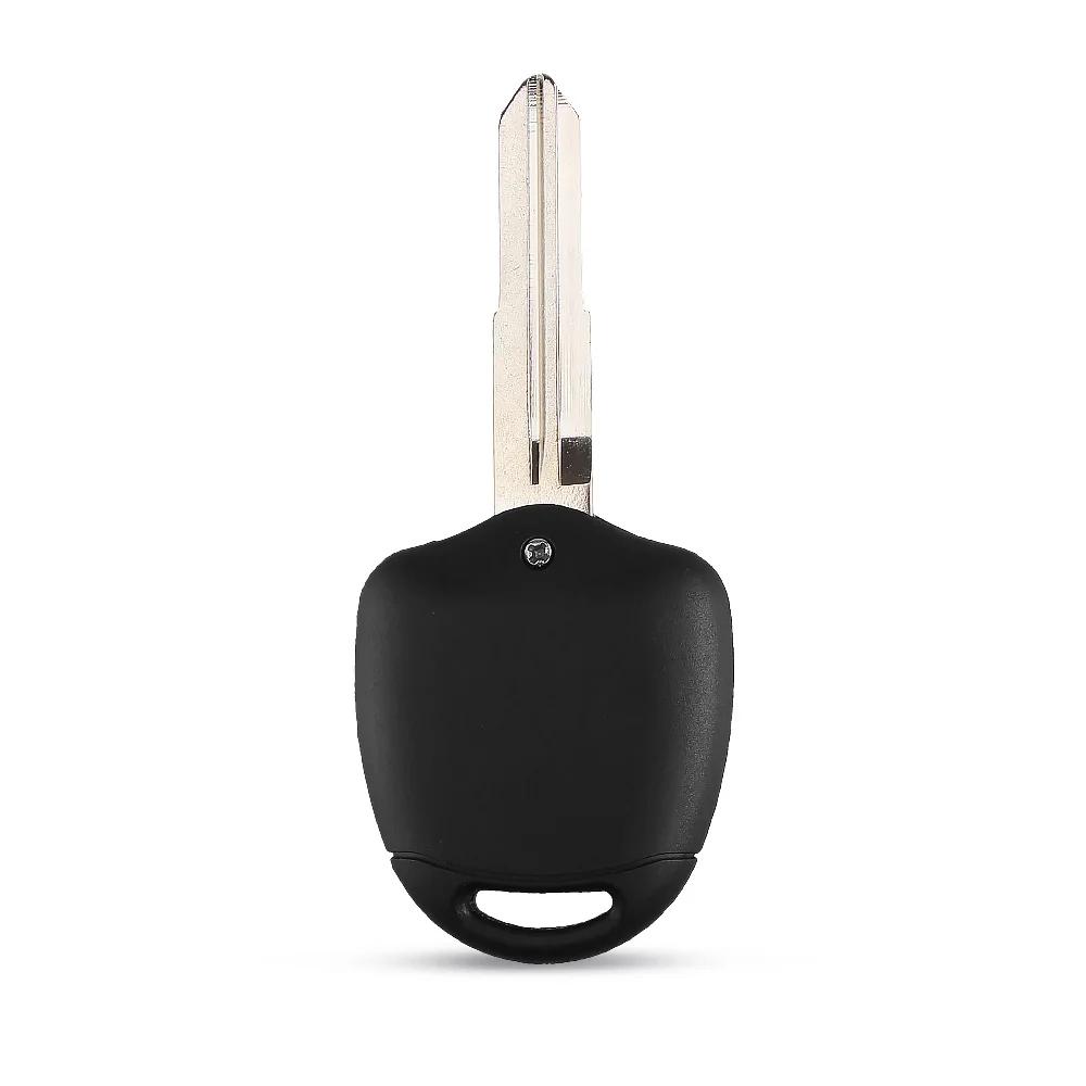 Fjernkontroll Bilnøkkel Skall Fob Etui Deksel for Mitsubishi Lancer Grandis Evolution Outlander Nøkkel 2 3 Knapper MIT11/MIT8 Blad
