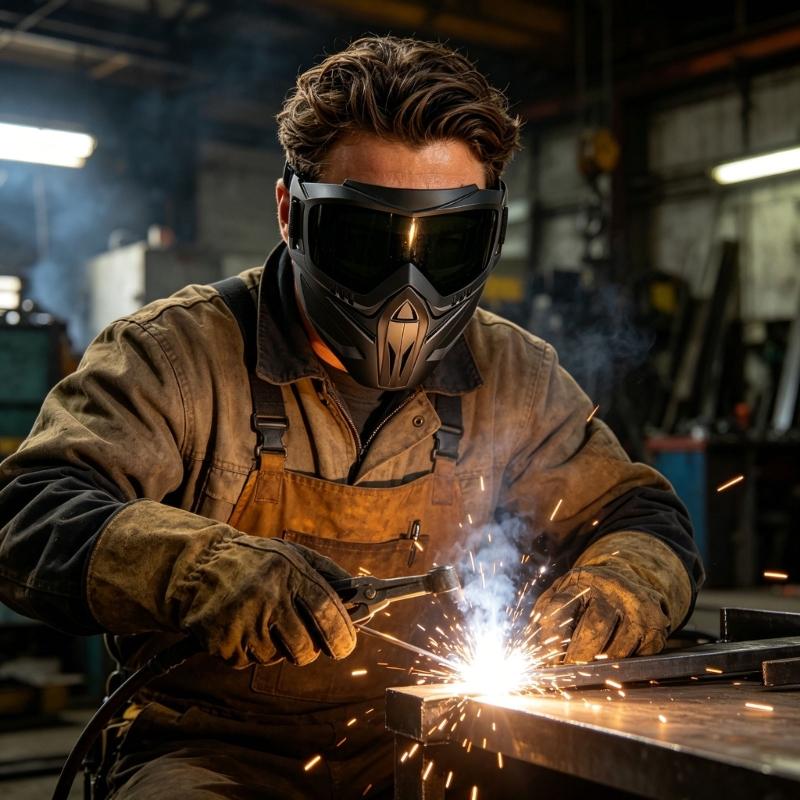 Breathable Full Face Protective Goggles For Welding And Outdoor Activity Featuring Impact Resistant Design And Comfortable Padding