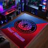 Crystal Velvet Rug Rangers FC Print Custom Name Text Floor Mat Home Decor