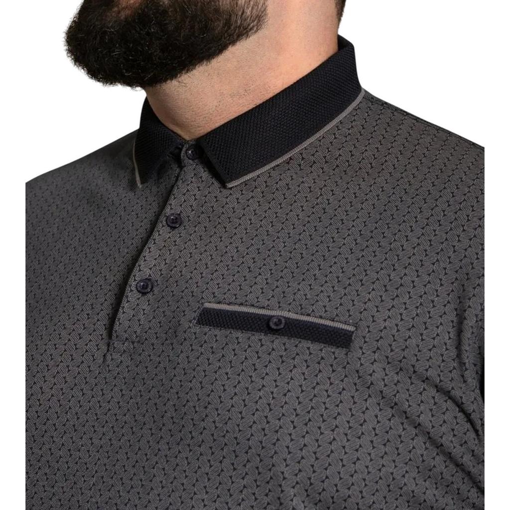 Duke Mens D555 Scarborough All-Over Print Kingsize Polo Shirt