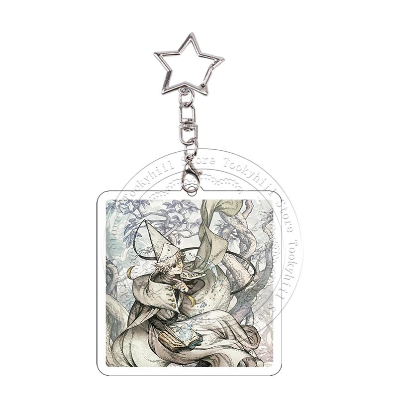 Heksenhoed Atelier Cartoon Acryl Sleutelhanger Kawaii Student Gagaga Qifrey Prachtige Sleutelhanger Karakters Hanger Verjaardagscadeau