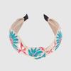 LALA Ethnic Flower Imported Hairband - Gray