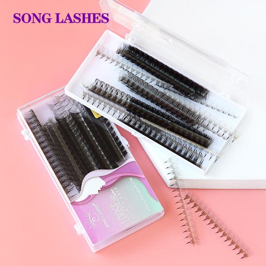 

Song Lashes 6D Ultra Speed ​​Promade Наращивание ресниц Острая основа Объем Мягкие натуральные ресницы