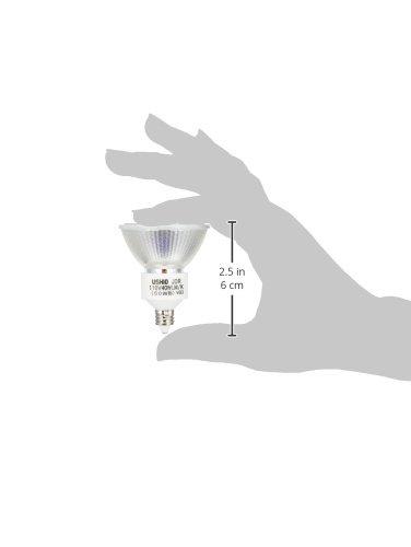 ELPA JDR110V40WLM/K-2P Halogen Bulb, E11, 110V, 65W, Wide Angle, 35°, G-166NH-2P
