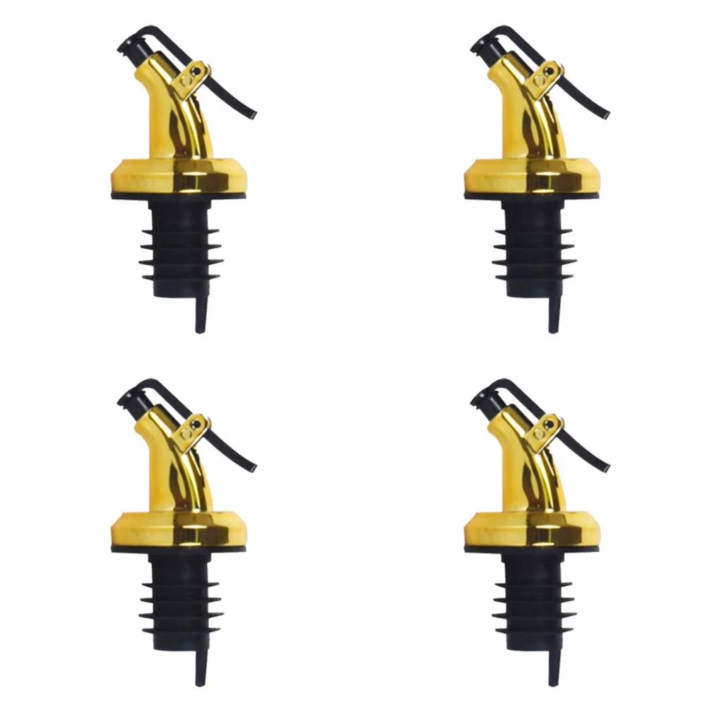 1-5PCS Oil Bottle Stopper Cap Oil Bottle Stopper Lock Plug Seal Leak-proof Nozzle Sprayer Liquor Dispenser Wine Pourer Gadgets