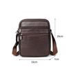 Genuine Cowhide Leather Men Travel Sling Bag Casual Shoulder Crossbody Bags for Male Casual Messenger Bag Satchel Bags