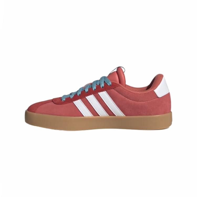 Adidas Vl Court 3.0 Comfortable Fashion Shock Absorption Low-Top Skate Shoes Women Sneakers Red JI1605