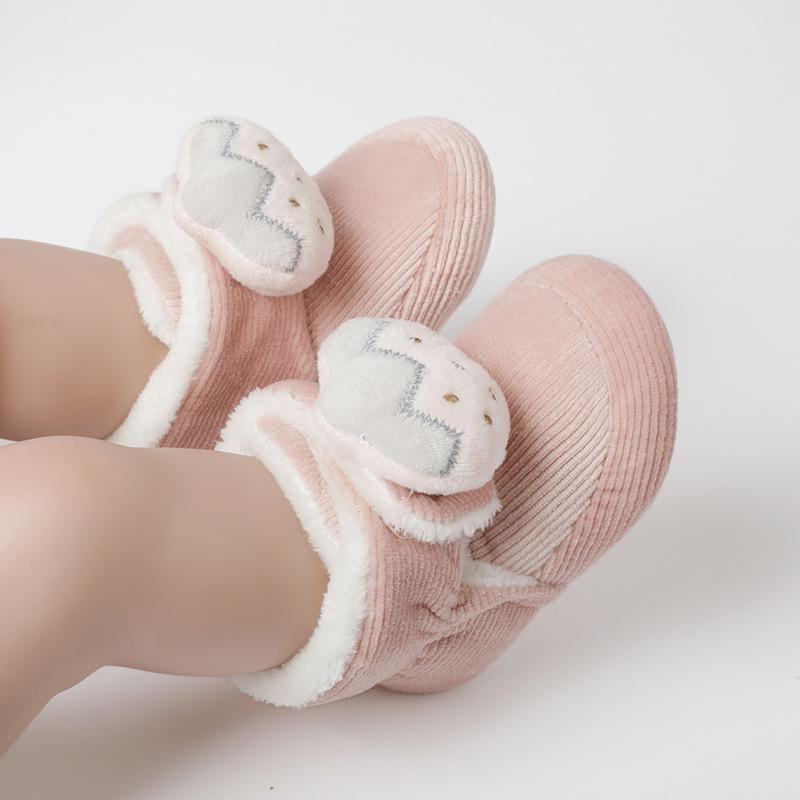Jiamile Newborn Indoor Cotton Baby Walking Shoes