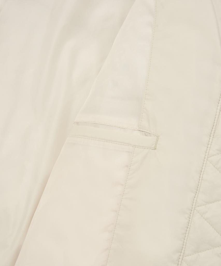 COVERNAT Trucker Hoodie Short Puffer Ivory