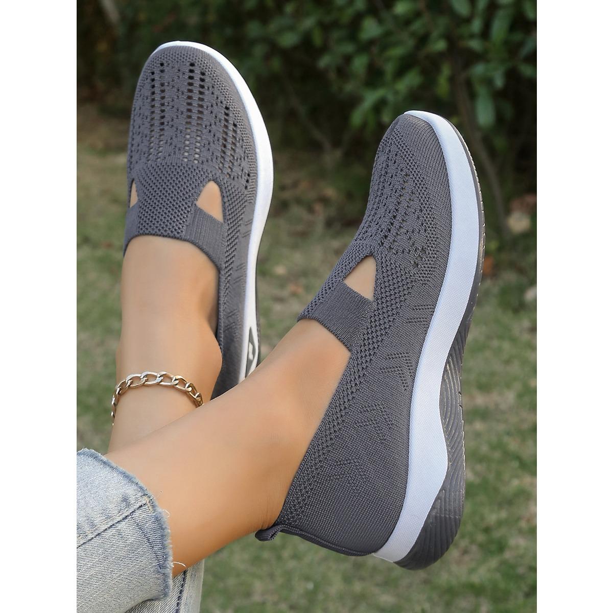 

Женская обувь, повседневная обувь, мягкая дышащая модная обувь, обувь для мам, спортивная обувь, женская обувь 35 темно-серого