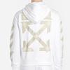 OFF WHITE Tape Diag Arrows Zip Up Hoodie OMBE001R20E300020148