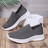 Fashion Casual Slip On Sports Shoes for Women Breathable Soft Sole Knit Sneakers Woman Lightweight Comfortable Walking Shoes Plus Size