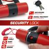 Radikal RK72120L Mini for motorcycle security chain 120 cm long with for bikes U-lock discs, Ø10 loop, anti-theft