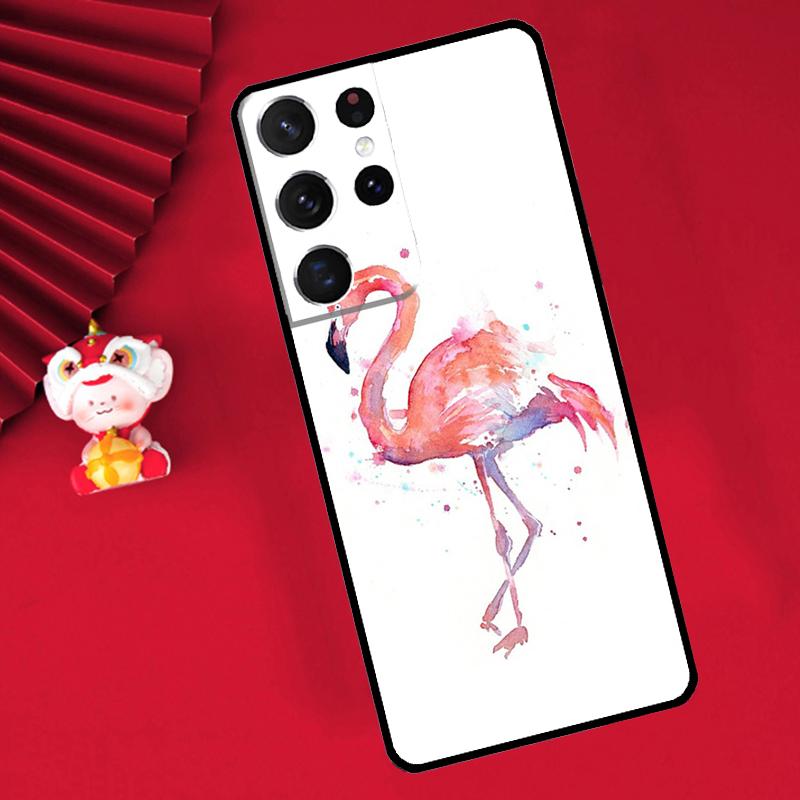 Flamingo Case For Samsung Galaxy S24 Ultra S21 S22 S20 S23 S25 Ultra Plus S9 S10 S25 FE Cover Funda