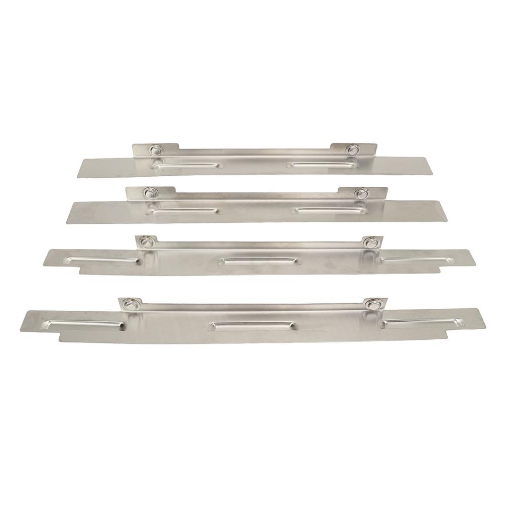 4PCS Stainless Steel Wind Guard for 36in Griddle Stable Combustion Adjustable Oven Wind Guard Shield for Home