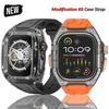 Suitable for Apple Watch Series 10 46mm Ultra 49mm Modified Strap Transparent Case+TPU Band For Iwatch 9 8 7 6 5 40mm 41mm 44 45