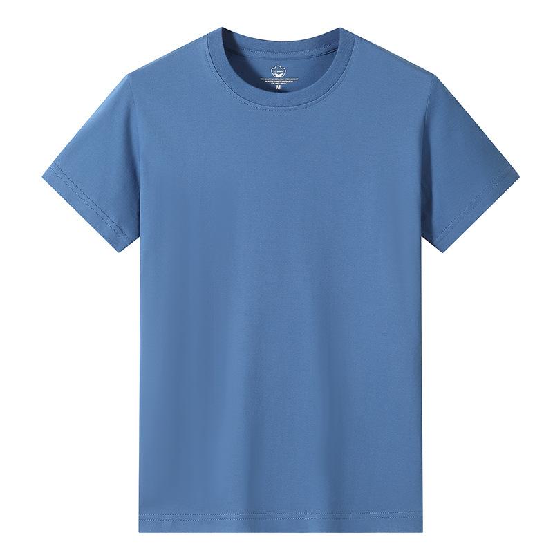 Men's Summer Casual Comfortable T-shirt Quick Drying Short Sleeved Round Neck Sports Training T-shirt Men's Solid Color Breathable Running Top