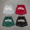   Trendy Brand RHUDE Line Design Letter Printing Casual Shorts Men's and Women's  High Street Five-point Pants