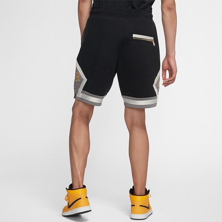 Air Jordan Remastered Diamond Sports Shorts Black Men's AT9957-010