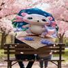1PC Axolotl Ocean Umbrella-8-Rib Reinforced Portable Folding Travel Suitable for All Seasons Outdoor Daily Use  -J0353