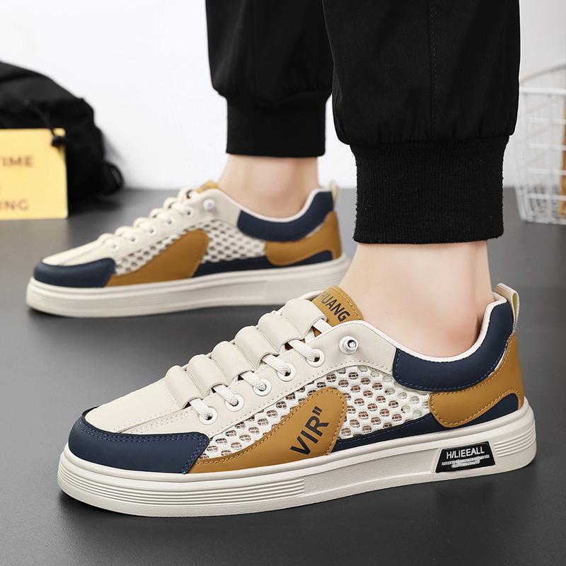

Popular summer breathable mesh trendy shoes casual board shoes men 39