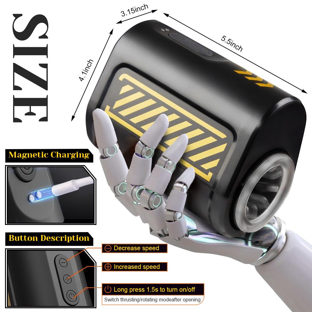 Sex Toys For Men Automatic Male Masturbators Thrusting Rotating Masturbator Cup Glans Trainer Stimulator Masturbation Tools 18+