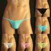 Men's Sexy Ice Silk Underwear Briefs G String Low Rise Thong Lingerie