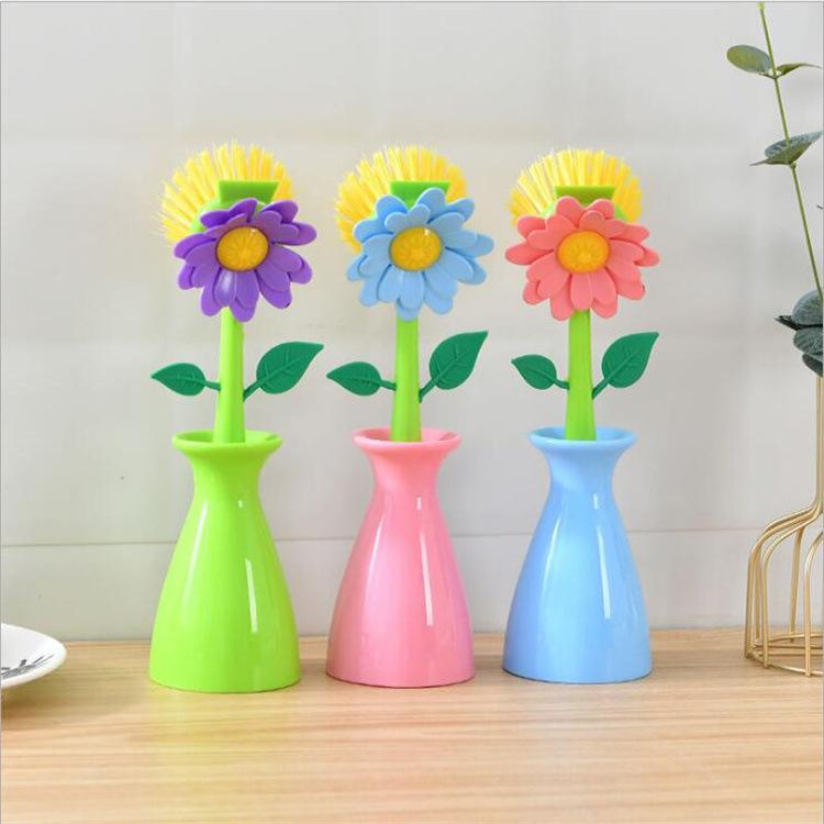 Küchen Topf Bürsten Artefakt Ölfrei Langstielige Topfbürste Topfwaschen Topfbürsten Artefakt Kreativer Reiniger